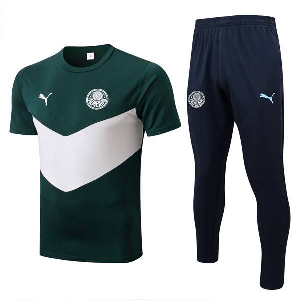 Trikot Palmeiras Komplett-Set 2022-23 Grün Weiß